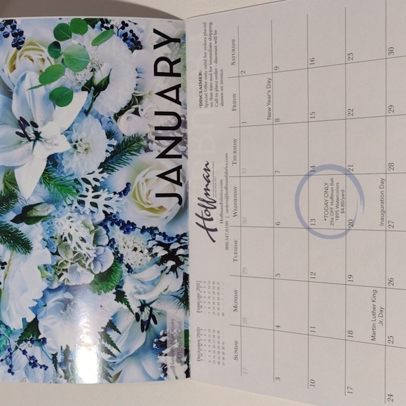 5/$15 Paper Crafting Calendar - Picture 2 of 8